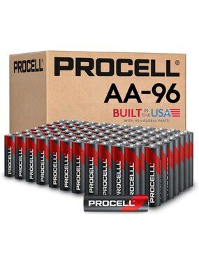 High-Performance AA Alkaline Batteries 1.5V - 96 Count, Long-Lasting Power
